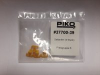 G - Piko - ref.37700-39 - 4 anclajes elevación vagones amarillo (Eaos y Shimmns) 