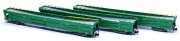 Mftrain - ref.N71016 - Set 3 portacoches Renfe verde, época V