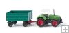 Wiking - ref.096002 - Tractor Fendt con remolque