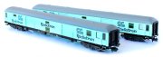 Mftrain - ref.N71026 - Set 2 Furgones Renfe DD-8100 Radiotren Cadena Catalana 