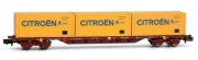 Arnold - ref.HN6652 - Vagón MMC3 RENFE con contenedores "Citröen", ép.IV 