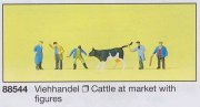 Preiser - ref.88544 - PG04 - En el mercado de ganado 
