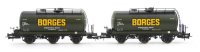 Electrotren - ref.HE6052 - Set 2 vagones cisternas RENFE "Borges", Ep.III-IV 
