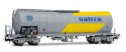 Electrotren - ref.HE6026 - Cisterna 4 ejes RENFE "Saltra" amarillo/gris, Ep.IV