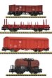 Fleischmann - ref.6660096 - Set 4 vagones tren de mercancías MAV (Hungria)