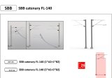 N-train - ref.217.15 - Catenaria SBB FL140 (A+B) 26.0 mm (dos unidades)