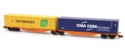 Mftrain - ref.NWMFT2 - Plataforma doble Sggrss 90' Continental Rail Wascosa 