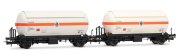 Electrotren - ref.HE6072 - Set 2 vagones cisternas PR RENFE "Butano", Ep.IV 