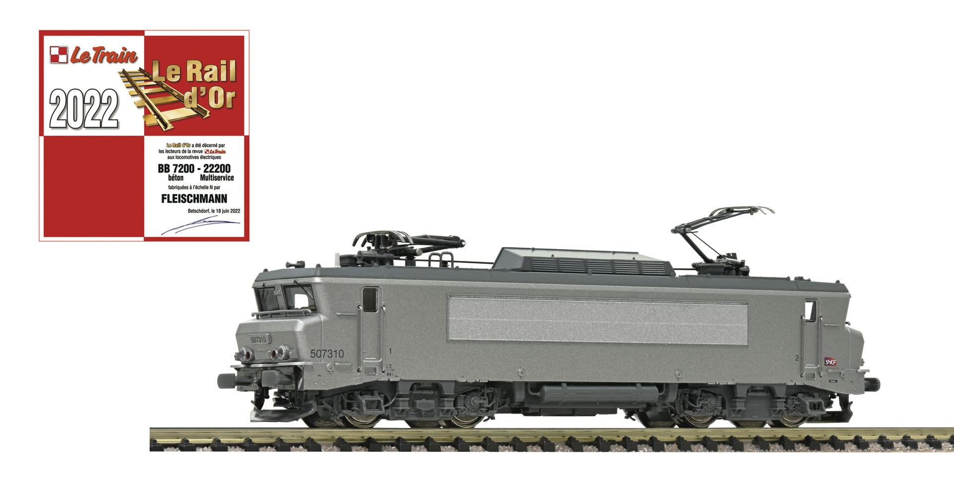 Fleischmann - ref.732137 - Locomotora eléctrica BB 507310 de la SNCF 