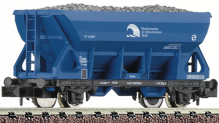 Fleischmann - ref.850903 - Vagón para balasto azul RENFE (Infrastructuras)