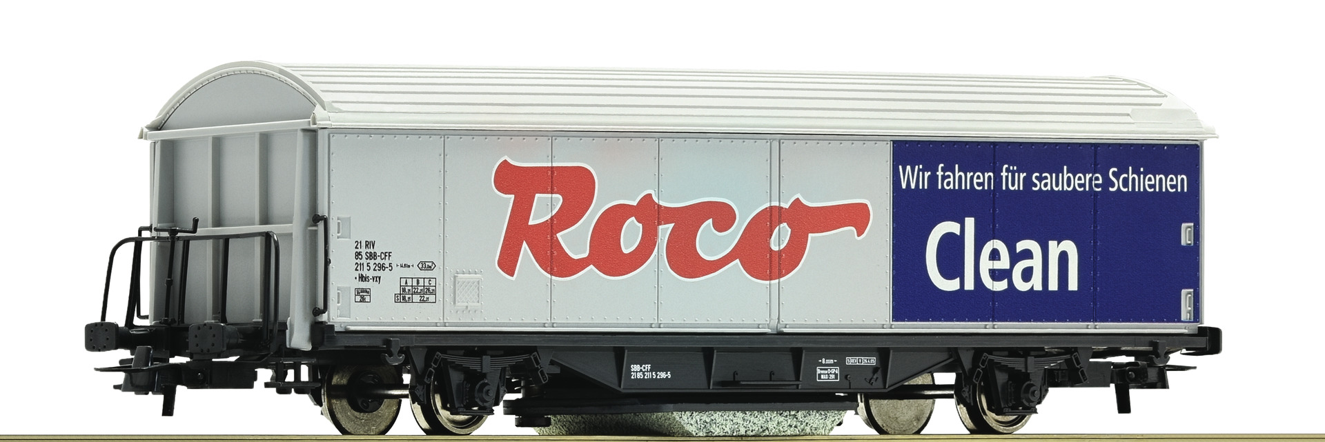  HO - Roco - ref.46400 - Vagón limpieza de vias "ROCO-Clean"