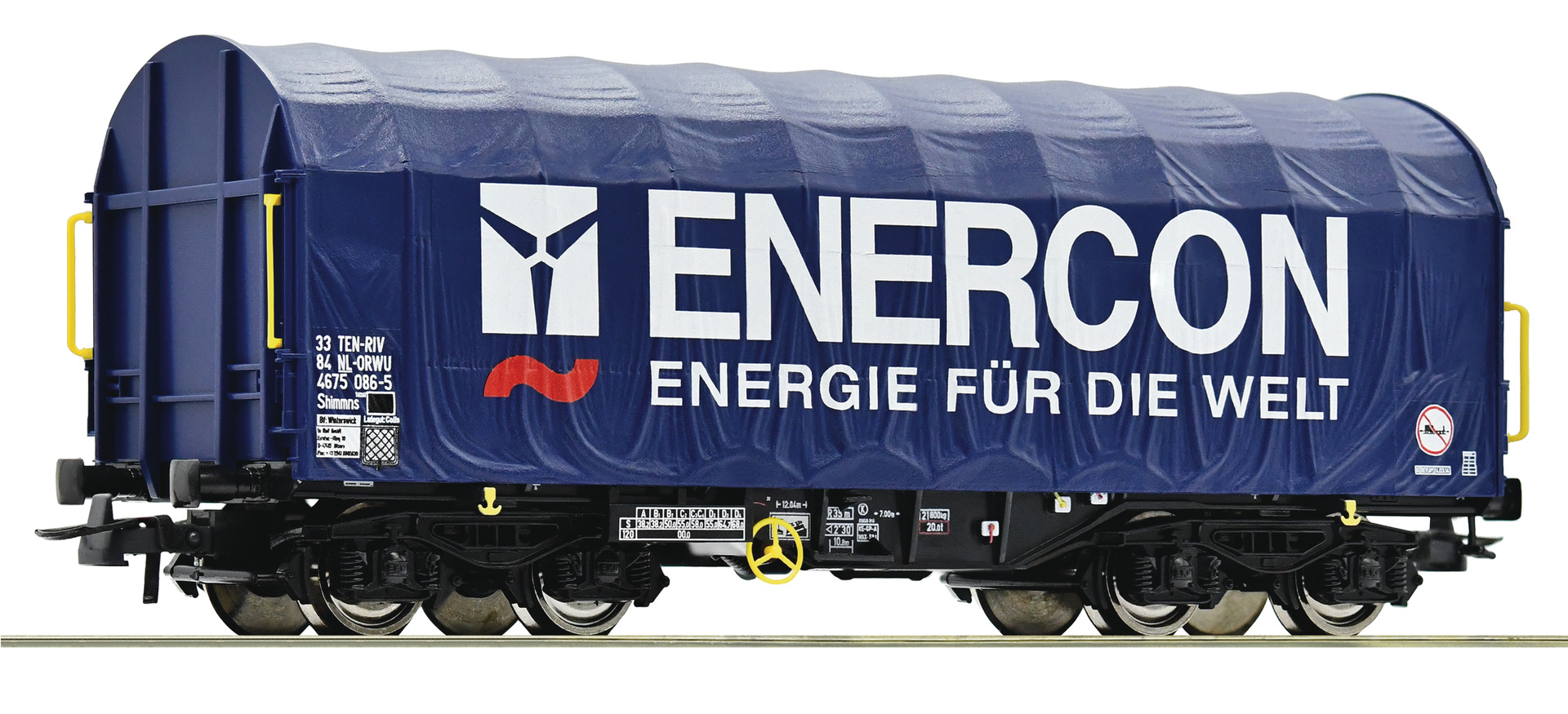  HO - Roco - ref.76448 - Portabobinas Shimmns "Enercon" NL-ORWU, época VI 