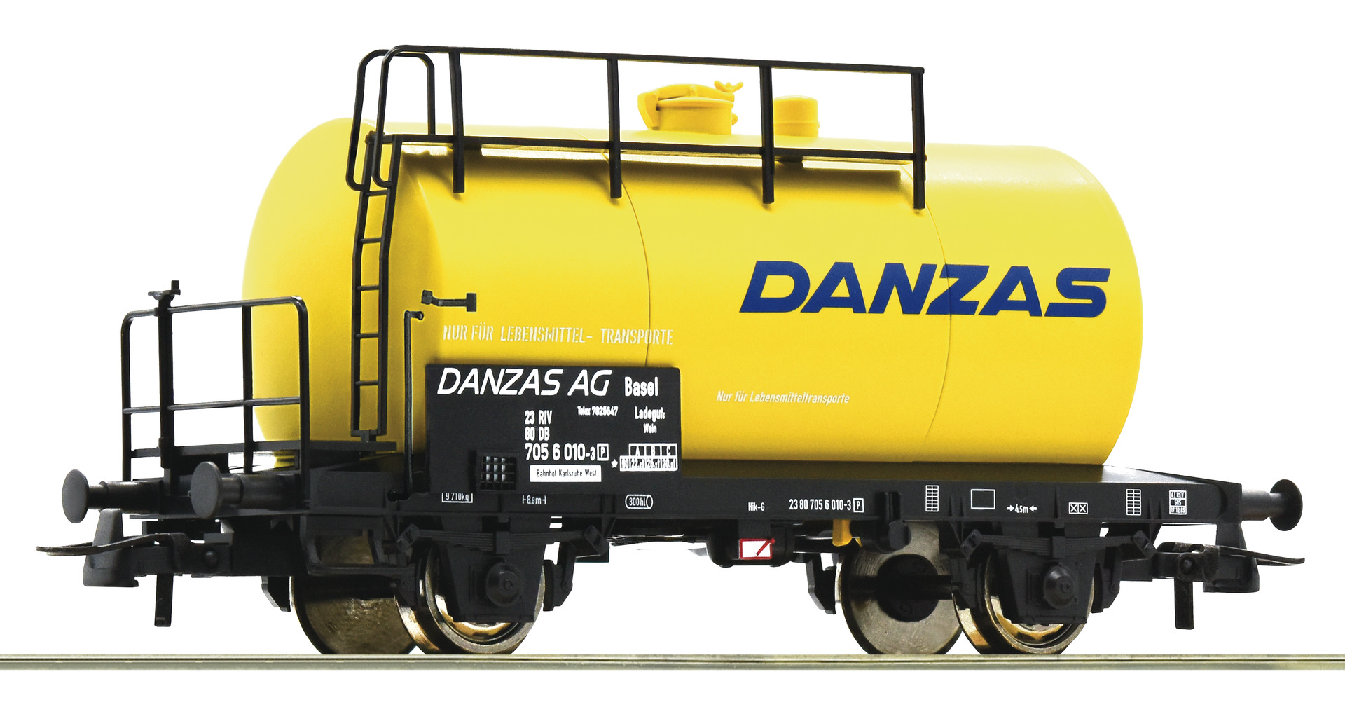  HO - Roco - ref.76780 - Vagón cisterna "Danzas", DB época IV 